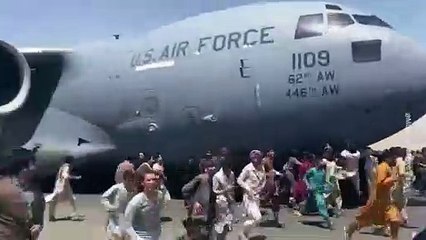 Caos e desespero em Cabul