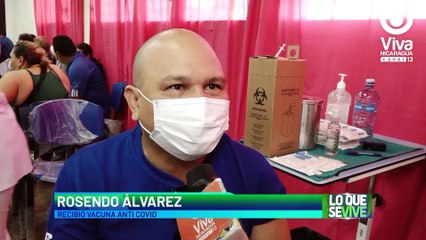 Managuas asisten a jornadas de vacunación voluntaria contra la Covid-19 durante el fin de semana