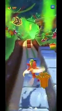 Nitro Geary Battle Run Gameplay On Turtle Woods - Crash Bandicoot_ On The Run! (Season 4 Boss)