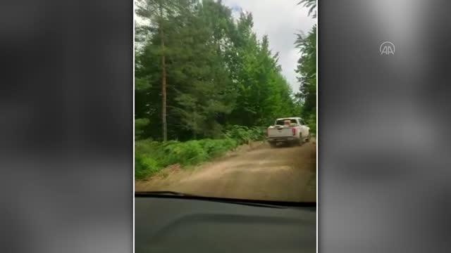 KASTAMONU - Sel felaketinin yaşandığı Bozkurt'un köylerine erzak dağıtıldı