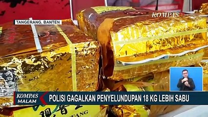 Polisi Gagalkan Penyelundupan 18 KG Sabu yang Akan Dikirimkan ke Tangerang, Surabaya dan Jakarta