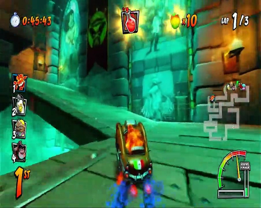 Cortex Castle Nintendo Switch Gameplay - Crash Team Racing Nitro-Fueled