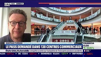 Gontran Thüring (CNCC) : Le pass demandé dans 138 centres commerciaux - 16/08