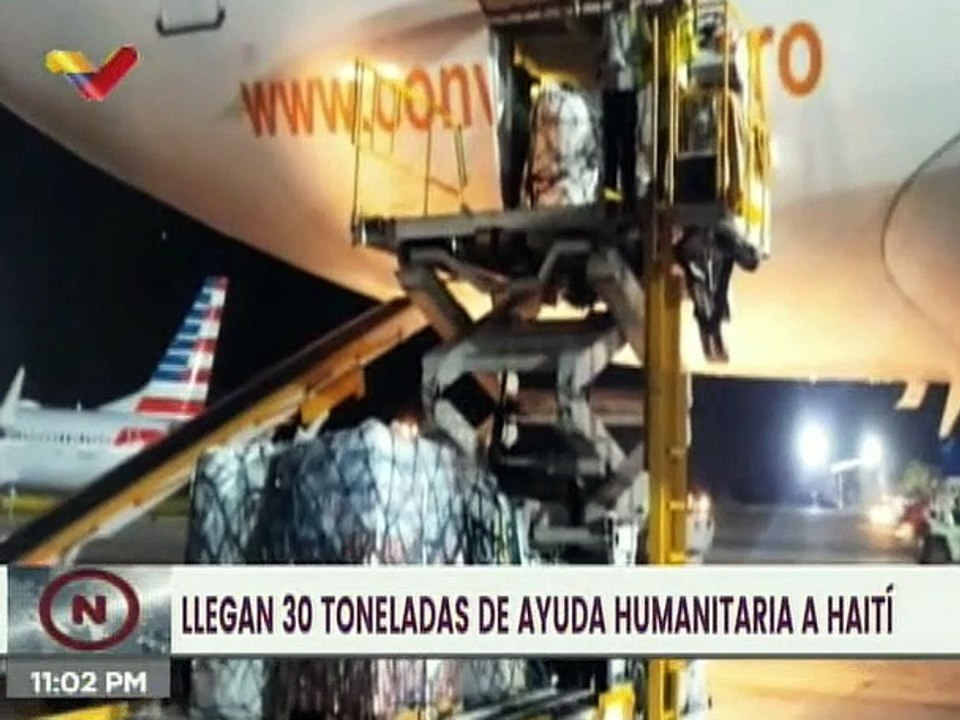 Gobierno Bolivariano de Venezuela envía 30 toneladas de ayuda humanitaria para el pueblo de Haití
