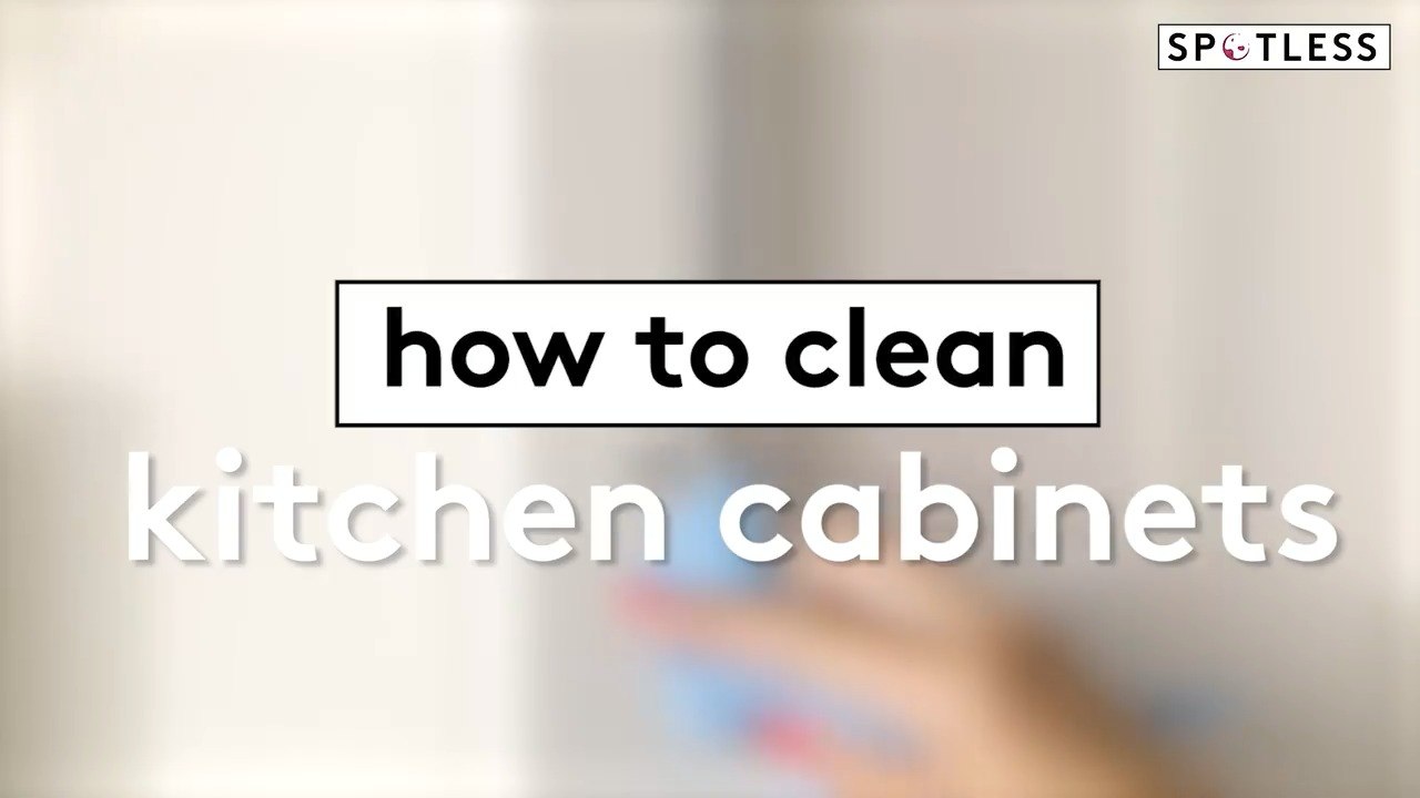 How To Clean Kitchen Cabinets