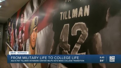 Pat Tillman Veterans Center helps veterans make college transition