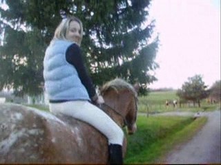 Balade a cheval avec juju