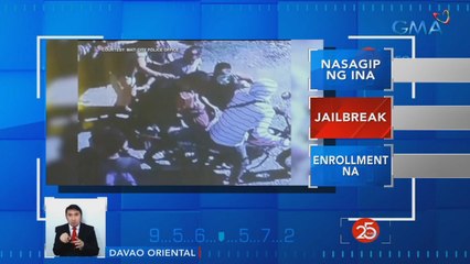 Pagsalakay ng armadong grupo sa isang provincial jail para itakas ang pito nilang kasamahan, na-hulicam | Saksi
