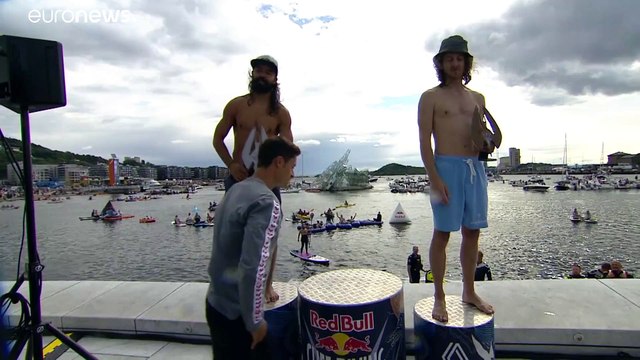 Plongeons de l’extrême à Oslo pour la deuxième manche des Red Bull Cliff Diving World Series