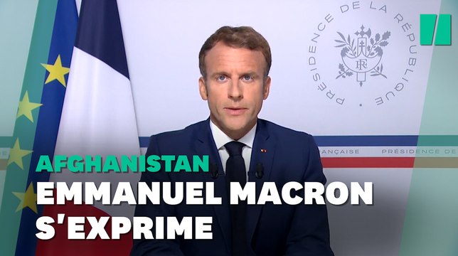 Afghanistan: l'allocution d'Emmanuel Macron en replay