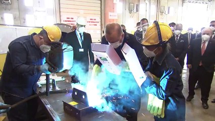 Ankara'da kadın kaynak personelinin sözleri alkış aldı