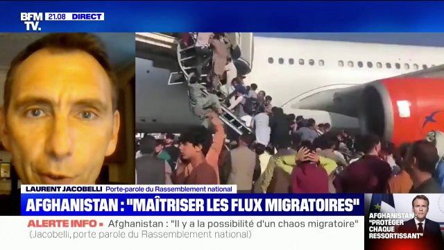 Pour Laurent Jacobelli, Emmanuel Macron aurait dû dire qu'il allait prendre le contrôle de l'arrivée des Afghans aux frontières françaises