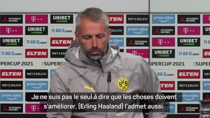 Supercoupe d'Allemagne - Rose : "Haaland veut devenir un joueur complet"