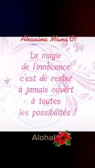 Pensées de la semaine !