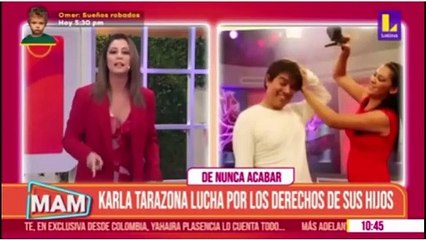 Karla Tarazona se quiebra por sus hijos