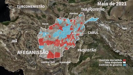 O Afeganistão nas garras do Talibã