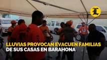 Lluvias provocan evacuen familias de sus casas en Barahona