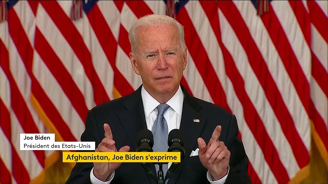 Afghanistan : le président Joe Biden "assume" le retrait des troupes américaines malgré le retour au pouvoir des talibans