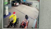 VÍDEO: Bandidos assaltam posto de combustível no Centro da cidade de Pombal e levam quantia em dinheiro
