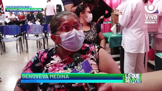 Managua: mayores de 45 años son inmunizados contra la Covid-19