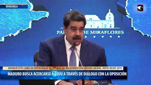 Nicolás Maduro busca acercarse a Estados Unidos a través de diálogo con la oposición