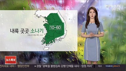 [날씨] 서쪽 중심 낮더위…내륙 강한 소나기 주의
