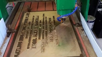 brass plate 3d relief