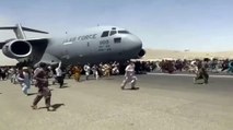 Chaos in Kabul, huge crowd gathered at airport