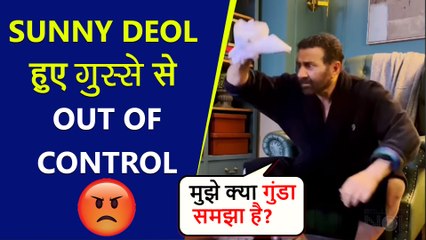 Sunny Deol ANGRY, Tears A Script, Shouts On A Man After Repeating Taarikh Par Taarikh A Dialogue