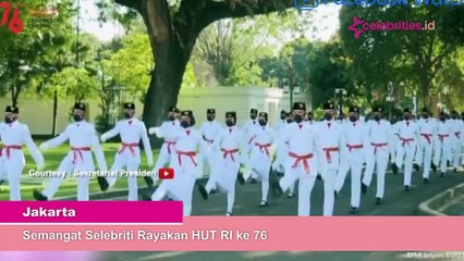 Semangat Selebriti Rayakan HUT RI ke 76