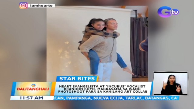 Heart Evangelista at Incubus vocalist Brandon Boyd, magkasama sa isang photoshoot para sa kanilang art collab | BT
