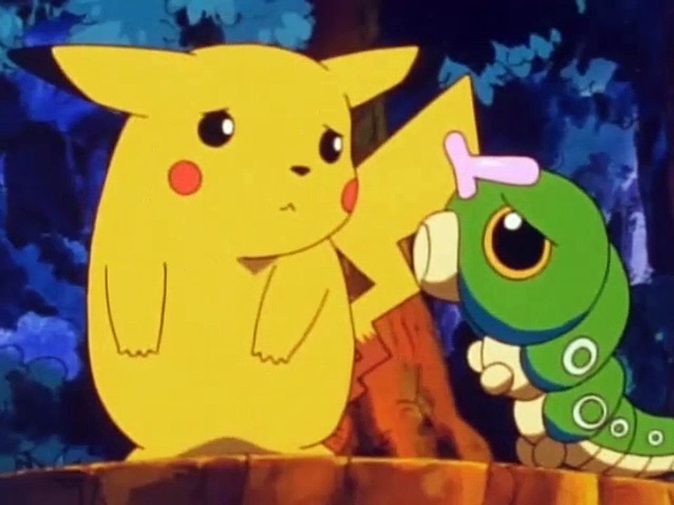【ポケモン】ピカチュウとキャタピー【Pokemon】Pikachu And Caterpie