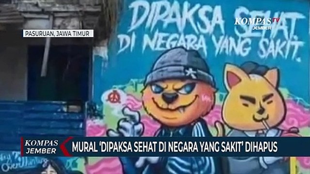 Mural Kritik Pemerintah Dihapus Satpol PP, Dinilai Ganggu Pengguna Jalan