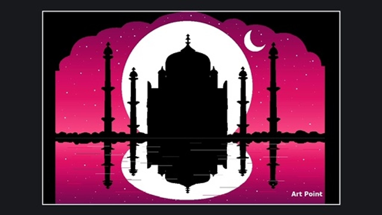 How to Draw - in computer| Microsoft paint tutorial | ms paint | scenery drawing 130 - Art Point