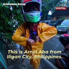 Delivery rider is also a national paratriathlete! | Make Your Day