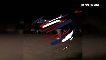 Yaktığı havai fişek elinde patladı