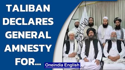 Descargar video: Taliban declare general amnesty for Afghan govt officials; ask them to resume work | Oneindia News