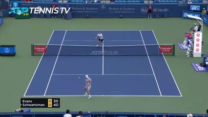 Cincinnati - Schwartzman fête son anniversaire avec une victoire