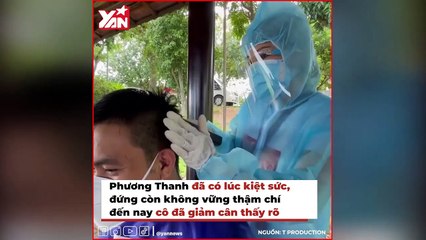 Bất chấp dịch bệnh Phương Thanh miệt mài đi từ thiện, tụt cân đến nỗi phải nhờ ghim băng cài quần