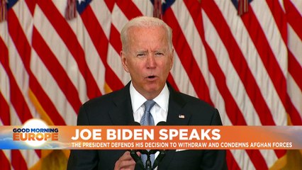 Joe Biden: Decision to pull troops out of Afghanistan 'the right one for America'