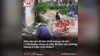 Lộc Fuho khoe làm thợ hồ lương 1 triệu/ngày, ăn đứt dân văn phòng gây tranh cãi MXH