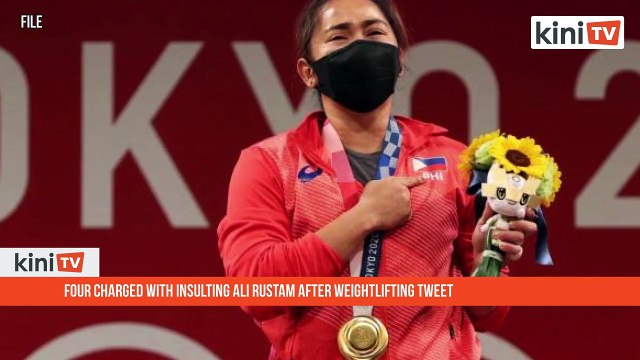 Four charged with insulting Ali Rustam after weightlifting tweet