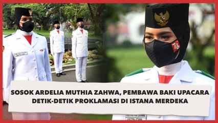 Sosok Ardelia Muthia Zahwa, Pembawa Baki Upacara Detik-detik Proklamasi