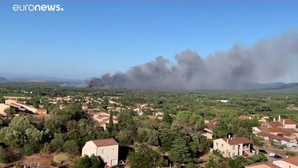 Incêndio ameaça sul de França