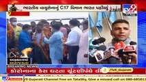 Indian C-17 airplane lands in Jamnagar from Kabul, receives warm welcome from locals _ TV9News