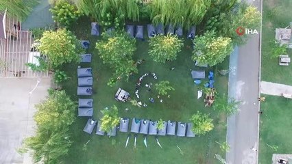 Siverekli gençler 'Sporla Hayata Değer Kat' projesiyle kampta doyasıya eğlendi