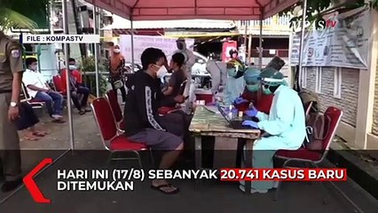 [Update Corona ] 17 Agustus 2021 : Tambah 20.741 Kasus Positif, 32.225 Sembuh, 1.180 Meninggal