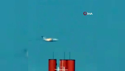Rusya'da askeri nakliye uçağı böyle düştü