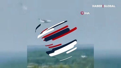 Askeri nakliye uçağının düşüşü anbean kamerada