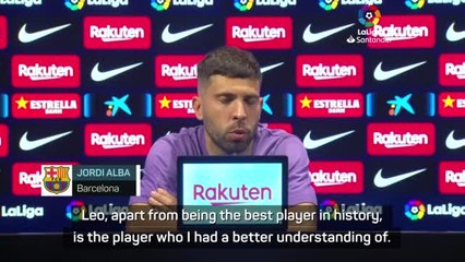 Alba hits out at 'lies' over Messi's Barca exit